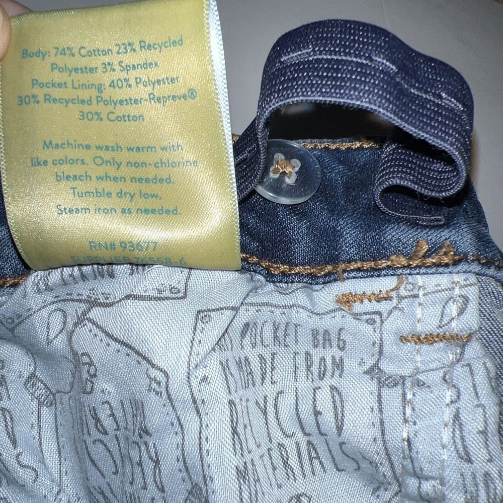 There Abouts kids Girls Denim Jean Shorts MIDI Size 14 DarkBlue Wash Belt Pullon - Picture 8 of 11